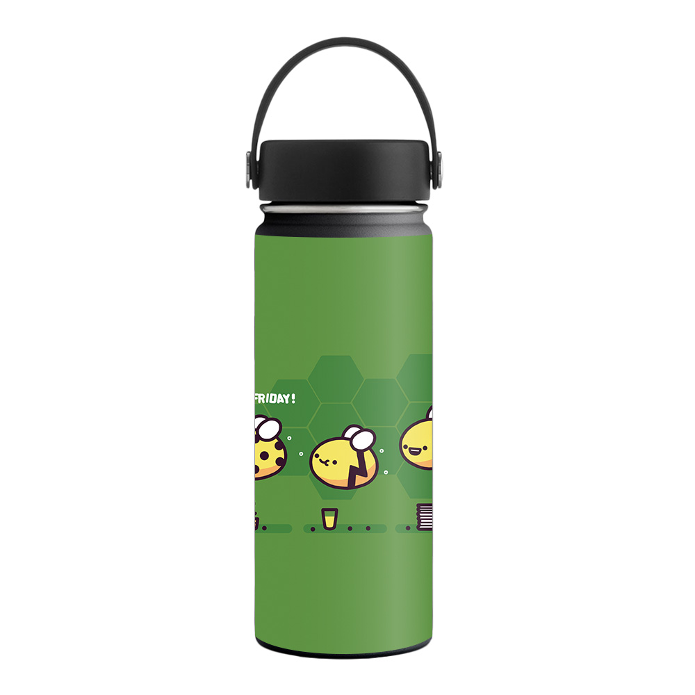 Picture of MightySkins HFWI18-Casual Friday Bee Skin for Hydro Flask 18 oz Wide Mouth - Casual Friday Bee
