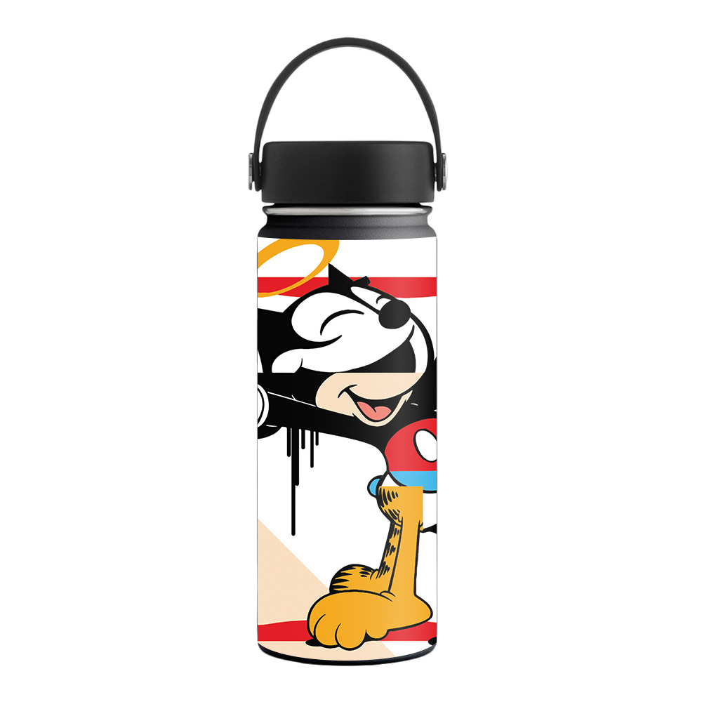 Picture of MightySkins HFWI18-Character Swap Skin for Hydro Flask 18 oz Wide Mouth - Character Swap