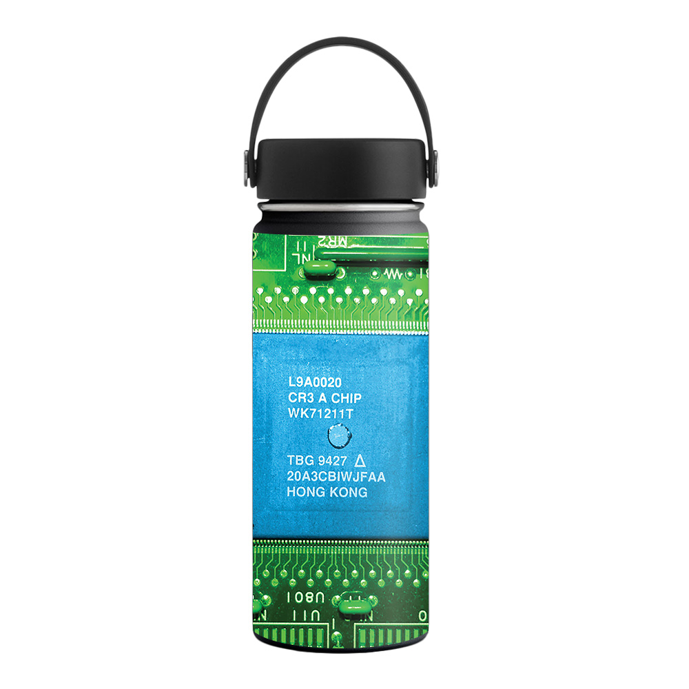 Picture of MightySkins HFWI18-Circuit Board Skin for Hydro Flask 18 oz Wide Mouth - Circuit Board