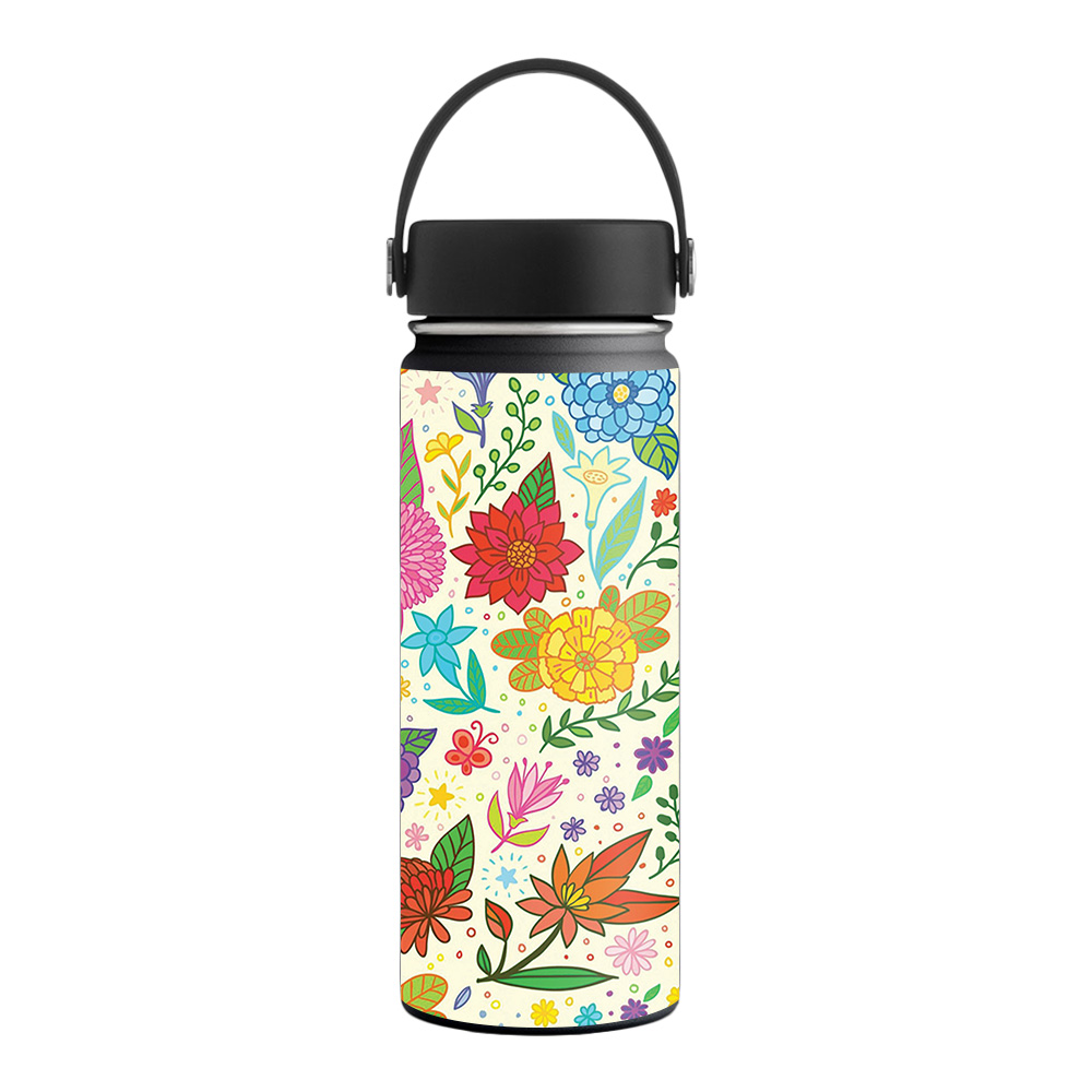 Picture of MightySkins HFWI18-Flower Garden Skin for Hydro Flask 18 oz Wide Mouth - Flower Garden