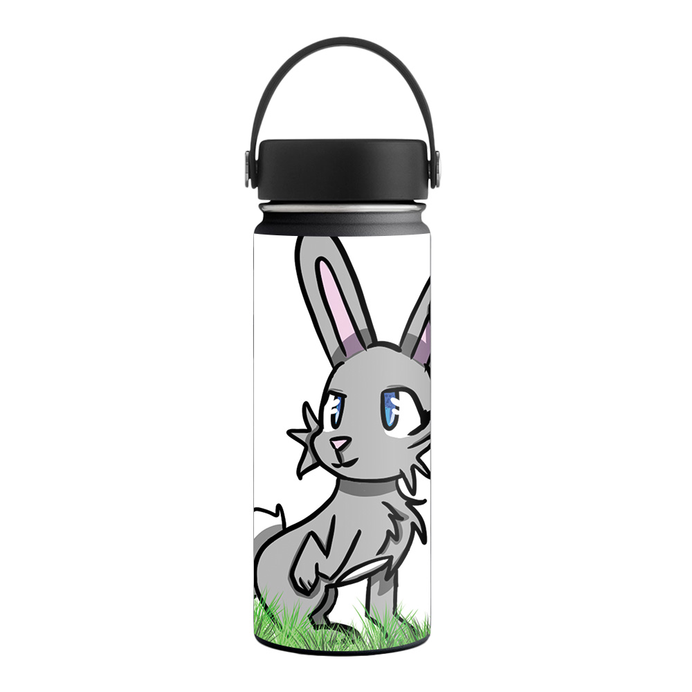 Picture of MightySkins HFWI18-Forest Bunny Skin for Hydro Flask 18 oz Wide Mouth - Forest Bunny