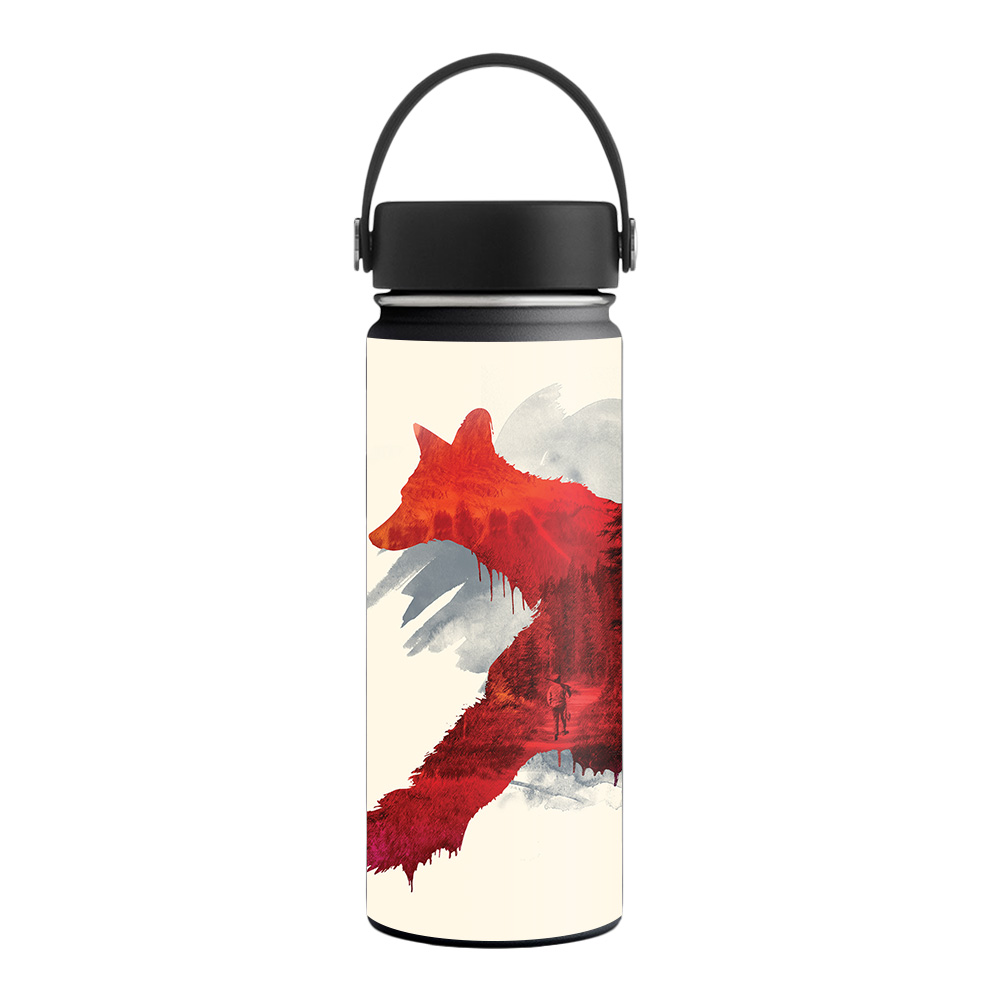 Picture of MightySkins HFWI18-Fox Blood Skin for Hydro Flask 18 oz Wide Mouth - Fox Blood