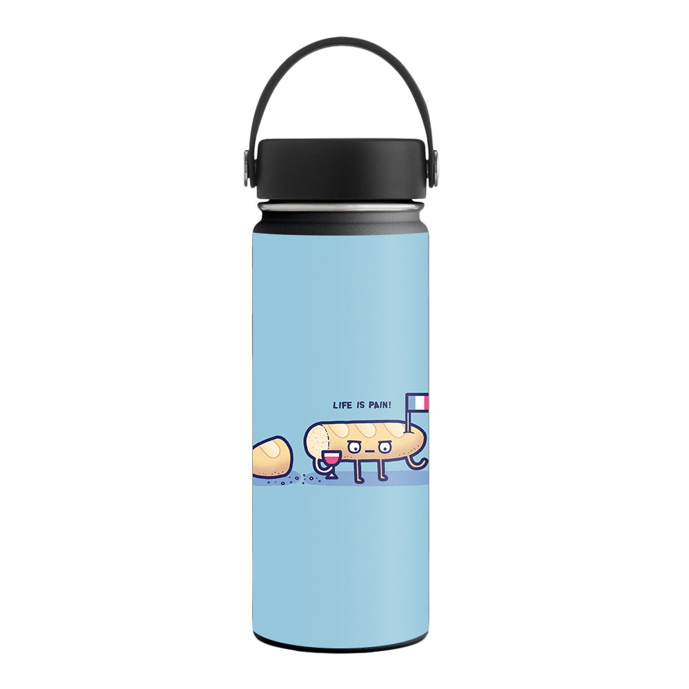 Picture of MightySkins HFWI18-French Bread Skin for Hydro Flask 18 oz Wide Mouth - French Bread
