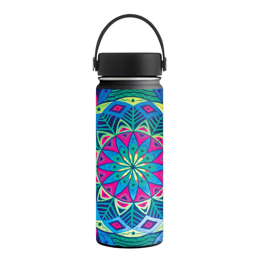Picture of MightySkins HFWI18-Geo Garden Skin for Hydro Flask 18 oz Wide Mouth - Geo Garden
