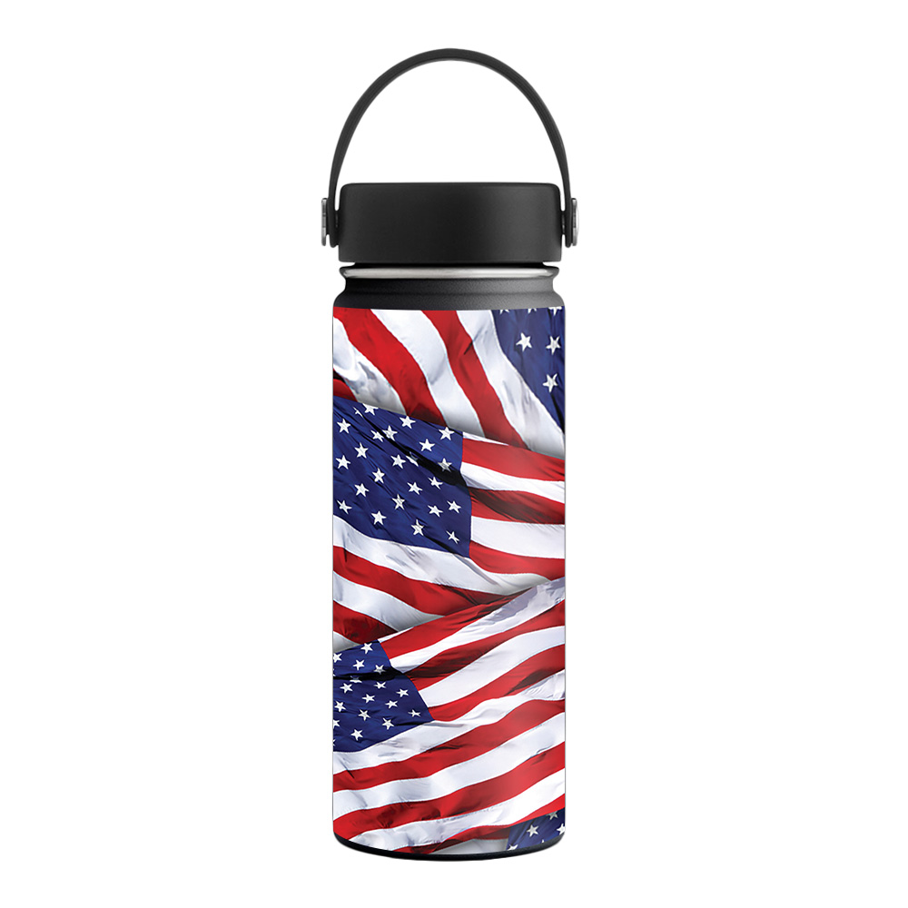 Picture of MightySkins HFWI18-Patriot Skin for Hydro Flask 18 oz Wide Mouth - Patriot