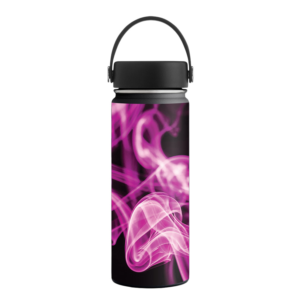 Picture of MightySkins HFWI18-Pink Flames Skin for Hydro Flask 18 oz Wide Mouth - Pink Flames