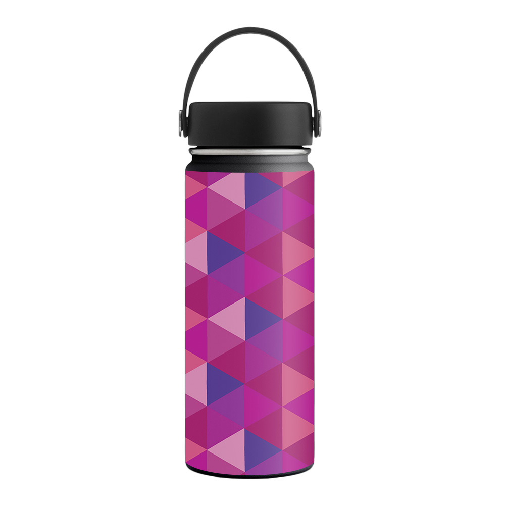 Picture of MightySkins HFWI18-Pink Kaleidoscope Skin for Hydro Flask 18 oz Wide Mouth - Pink Kaleidoscope