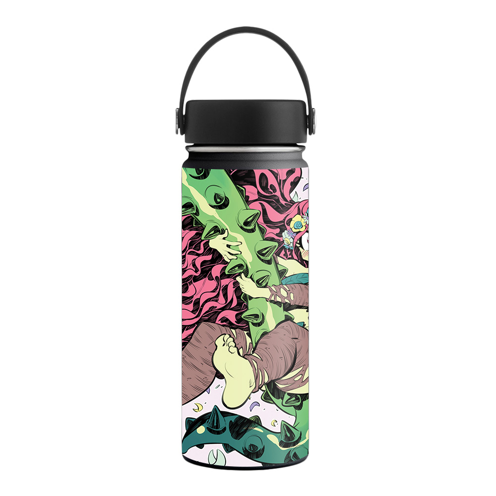 Picture of MightySkins HFWI18-Plant Girl Skin for Hydro Flask 18 oz Wide Mouth - Plant Girl