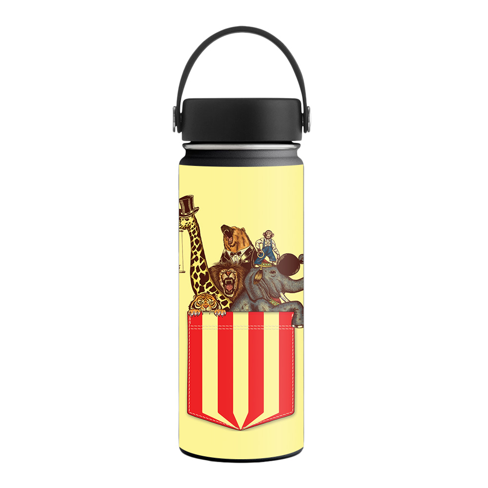 Picture of MightySkins HFWI18-Pocket Circus Skin for Hydro Flask 18 oz Wide Mouth - Pocket Circus