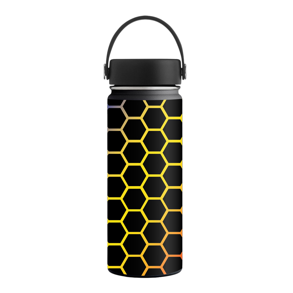Picture of MightySkins HFWI18-Primary Honeycomb Skin for Hydro Flask 18 oz Wide Mouth - Primary Honeycomb