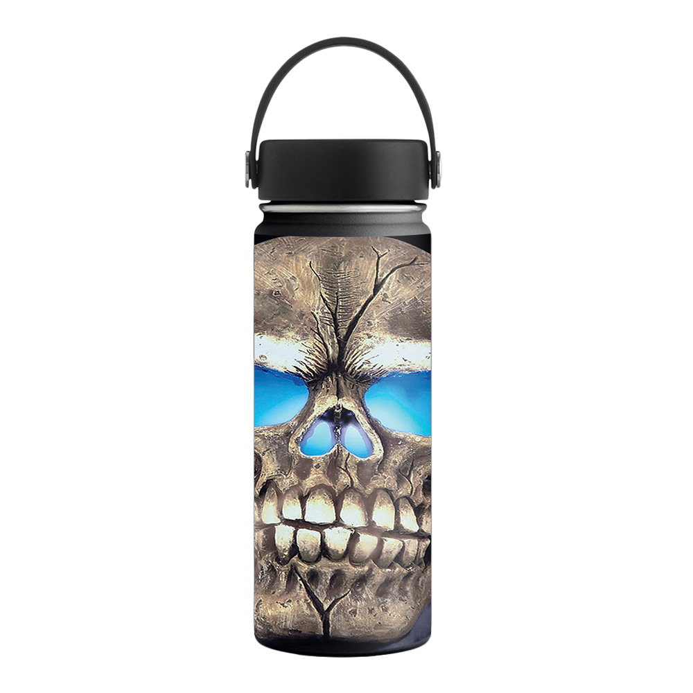 Picture of MightySkins HFWI18-Psycho Skull Skin for Hydro Flask 18 oz Wide Mouth - Psycho Skull