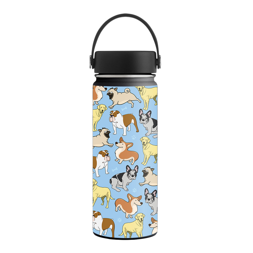 Picture of MightySkins HFWI18-Puppy Party Skin for Hydro Flask 18 oz Wide Mouth - Puppy Party
