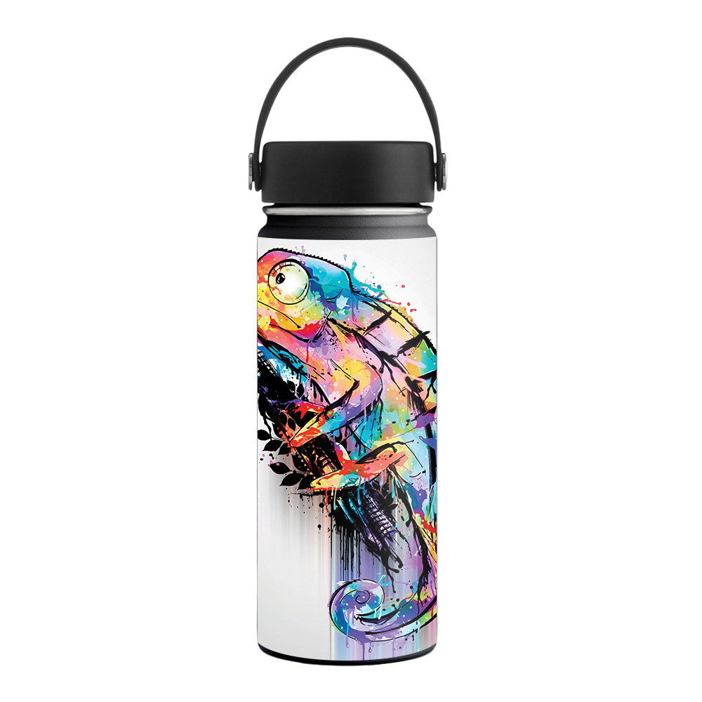 Picture of MightySkins HFWI18-Rainbow Chameleon Skin for Hydro Flask 18 oz Wide Mouth - Rainbow Chameleon