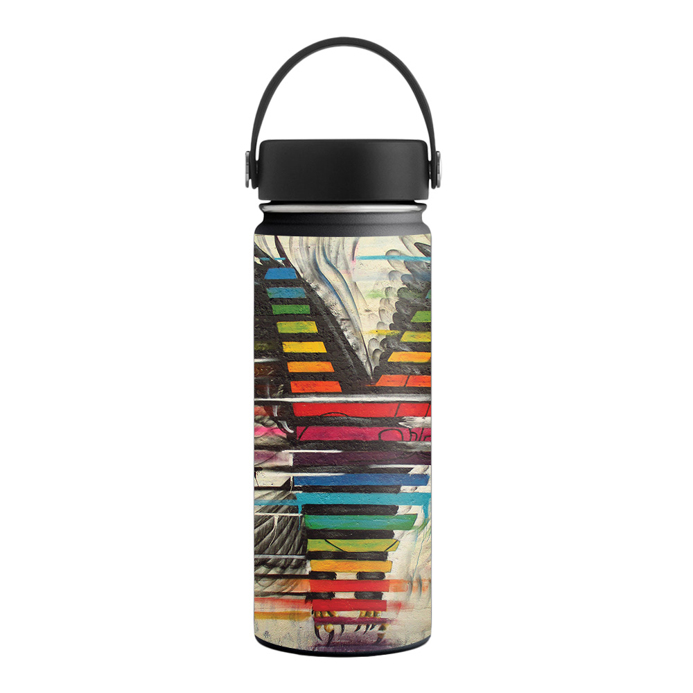 Picture of MightySkins HFWI18-Rainbow Eagle Skin for Hydro Flask 18 oz Wide Mouth - Rainbow Eagle