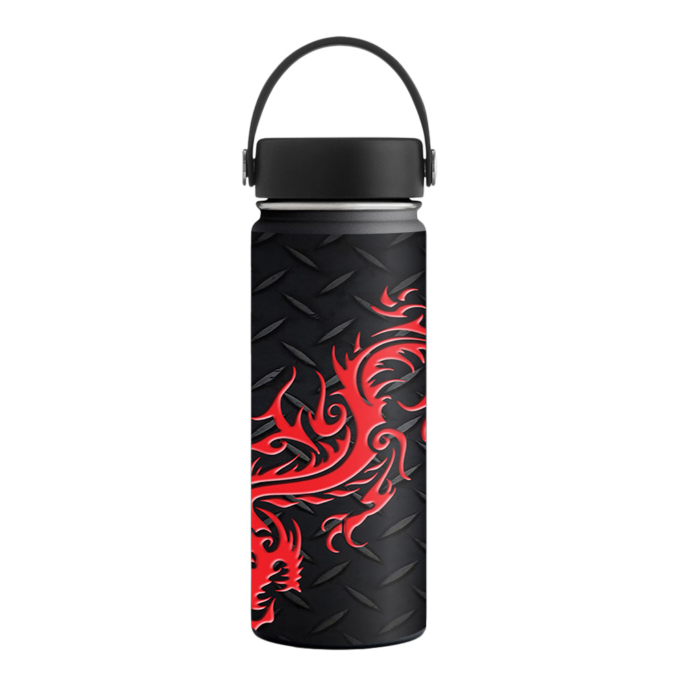 Picture of MightySkins HFWI18-Red Dragon Skin for Hydro Flask 18 oz Wide Mouth - Red Dragon