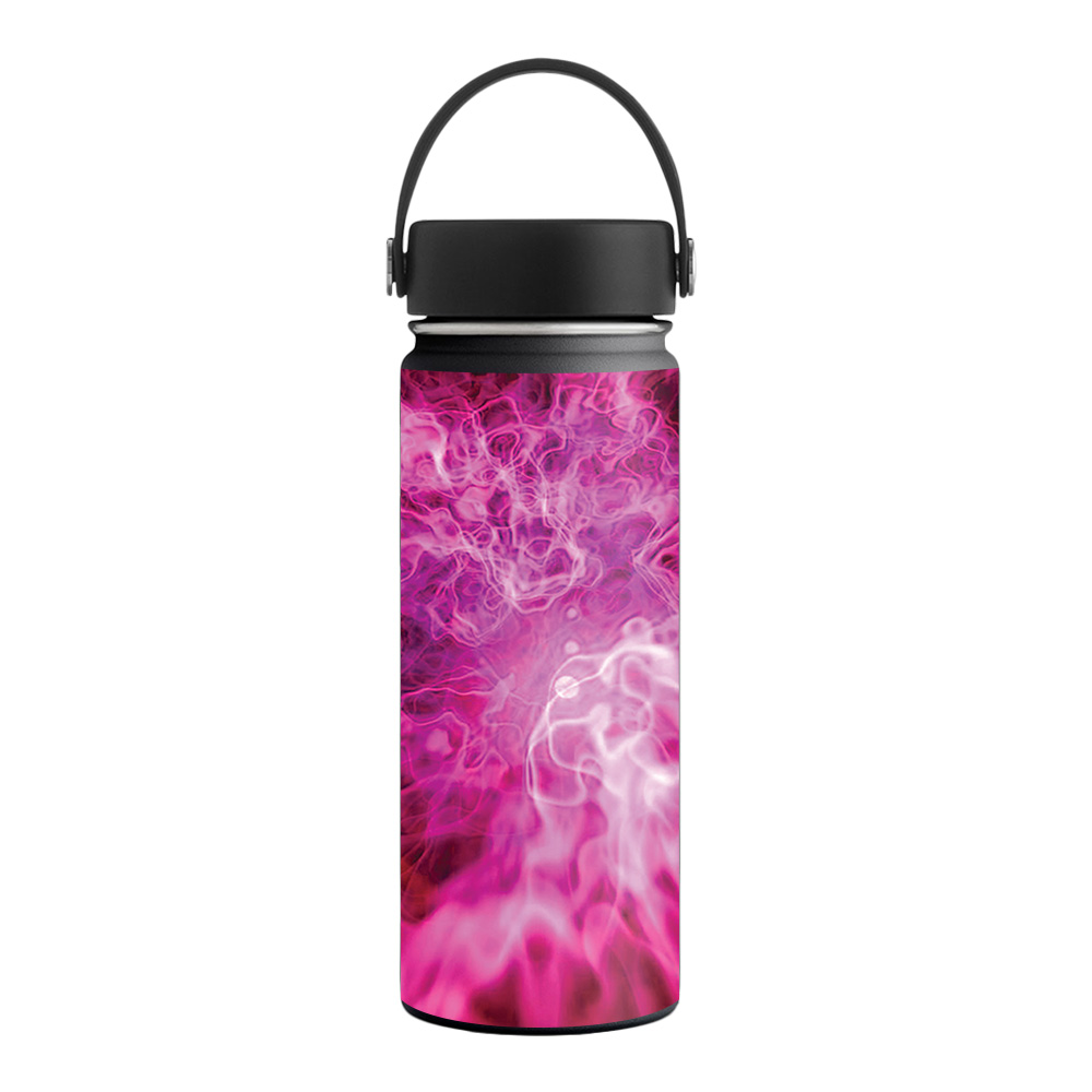 Picture of MightySkins HFWI18-Red Mystic Flames Skin for Hydro Flask 18 oz Wide Mouth - Red Mystic Flames