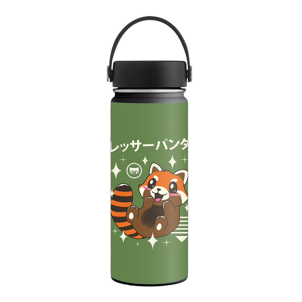 Picture of MightySkins HFWI18-Red Panda Kawaii Skin for Hydro Flask 18 oz Wide Mouth - Red Panda Kawaii
