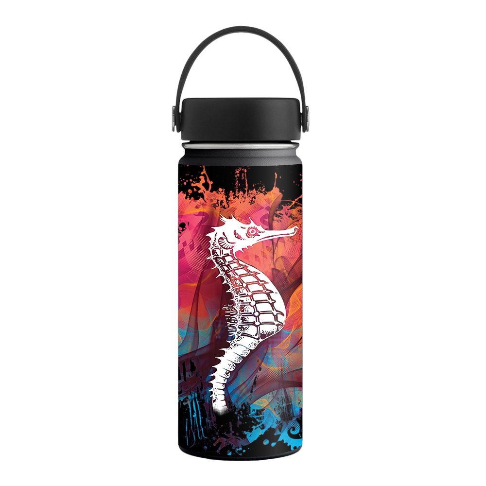 Picture of MightySkins HFWI18-Sea Colors Skin for Hydro Flask 18 oz Wide Mouth - Sea Colors
