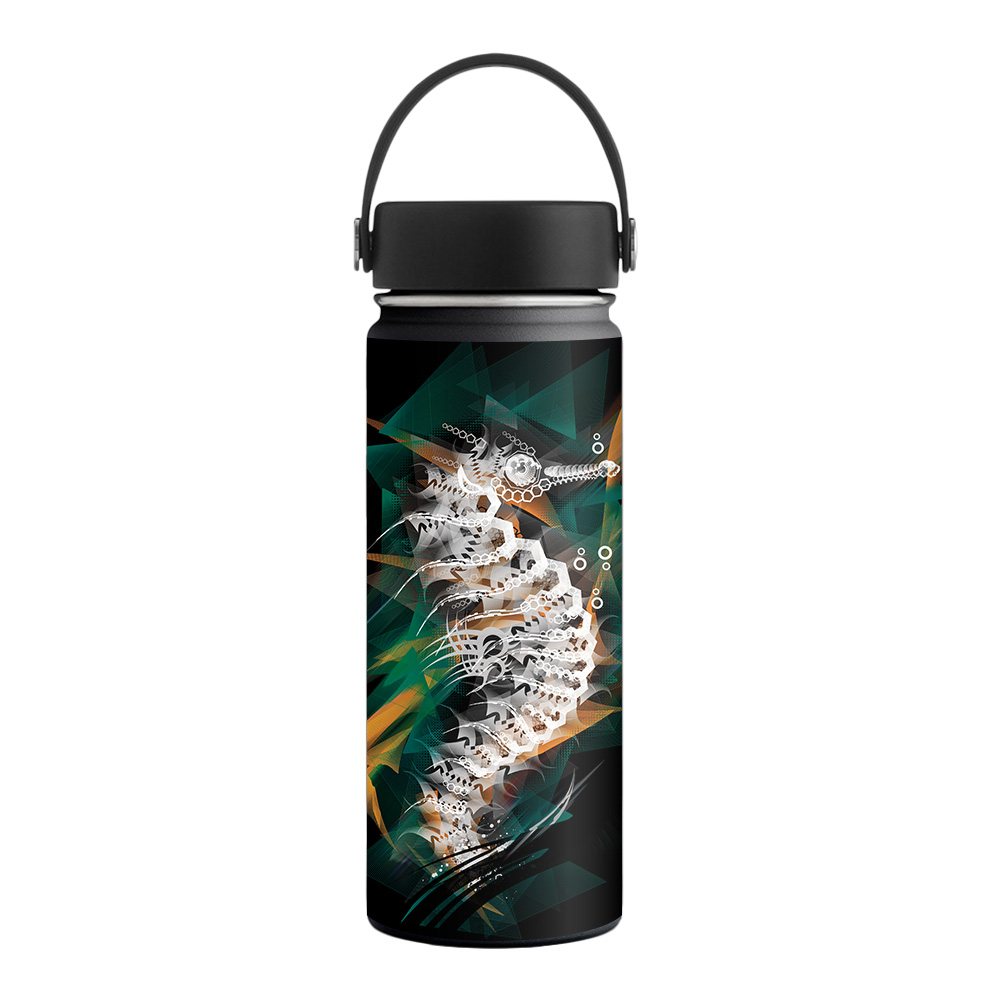 Picture of MightySkins HFWI18-Sea Shapes Skin for Hydro Flask 18 oz Wide Mouth - Sea Shapes