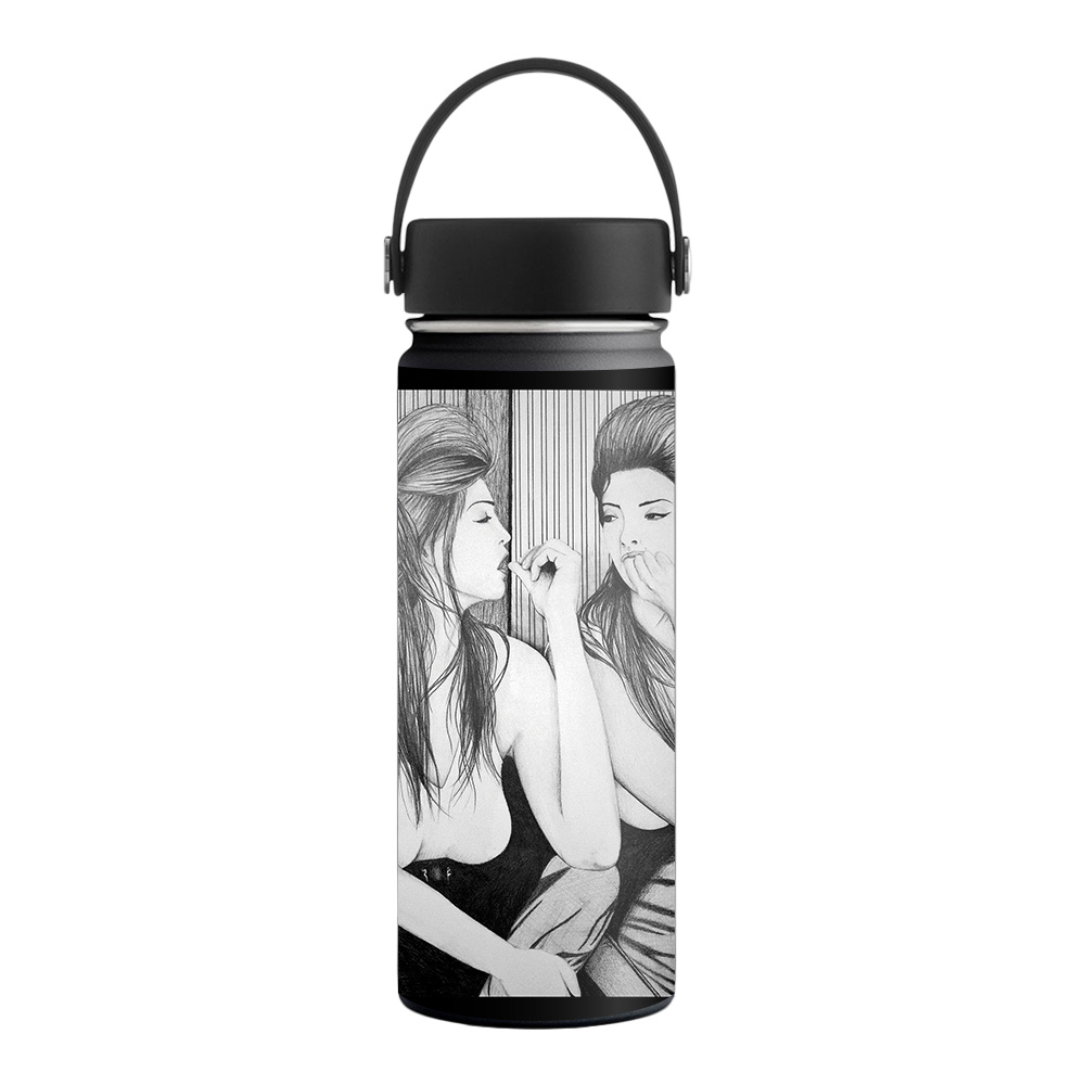 Picture of MightySkins HFWI18-Self Reflection Skin for Hydro Flask 18 oz Wide Mouth - Self Reflection