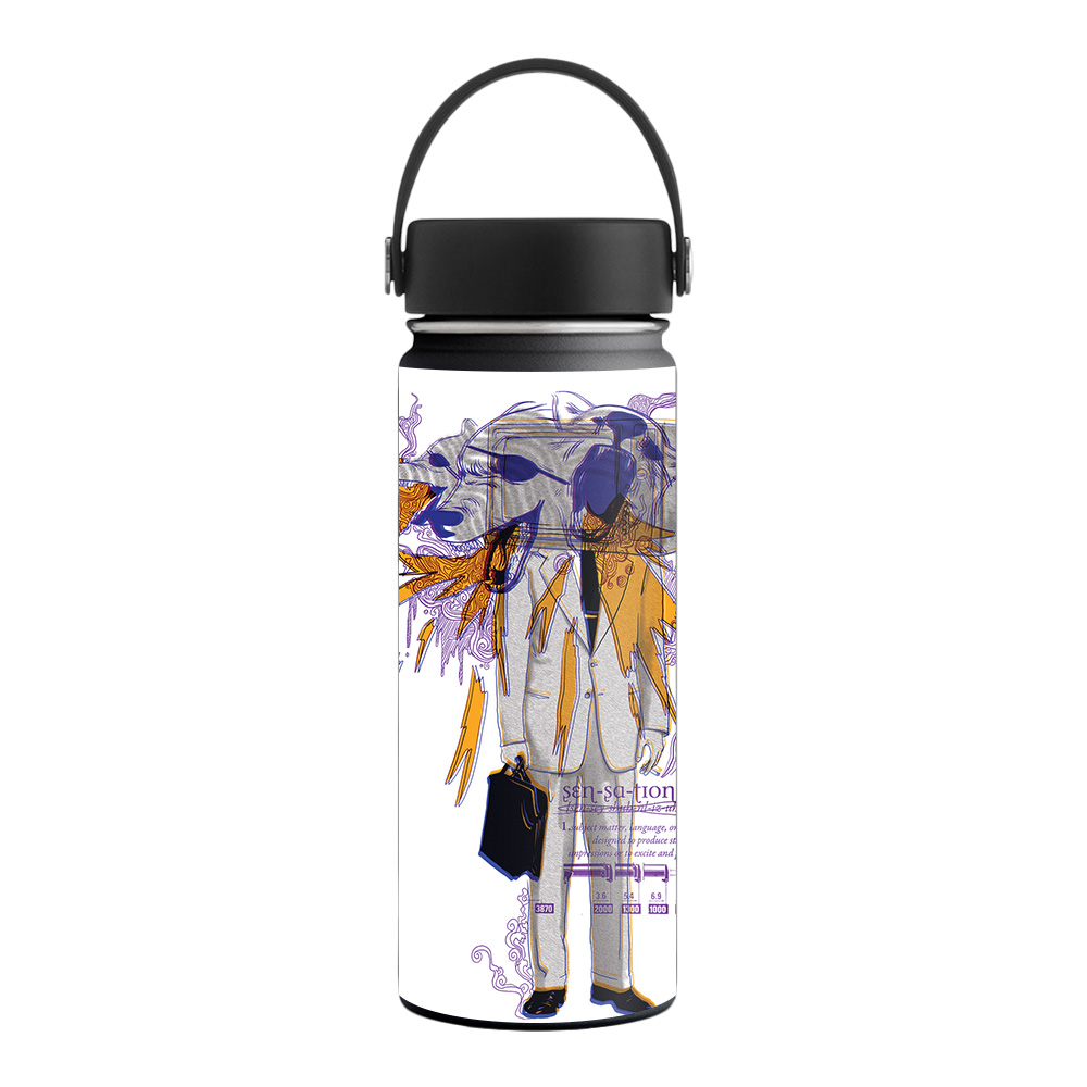 Picture of MightySkins HFWI18-Sensationalism Skin for Hydro Flask 18 oz Wide Mouth - Sensationalism