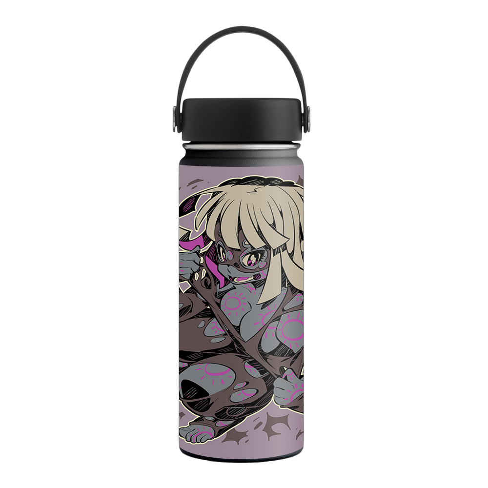 Picture of MightySkins HFWI18-Shadow Girl Skin for Hydro Flask 18 oz Wide Mouth - Shadow Girl