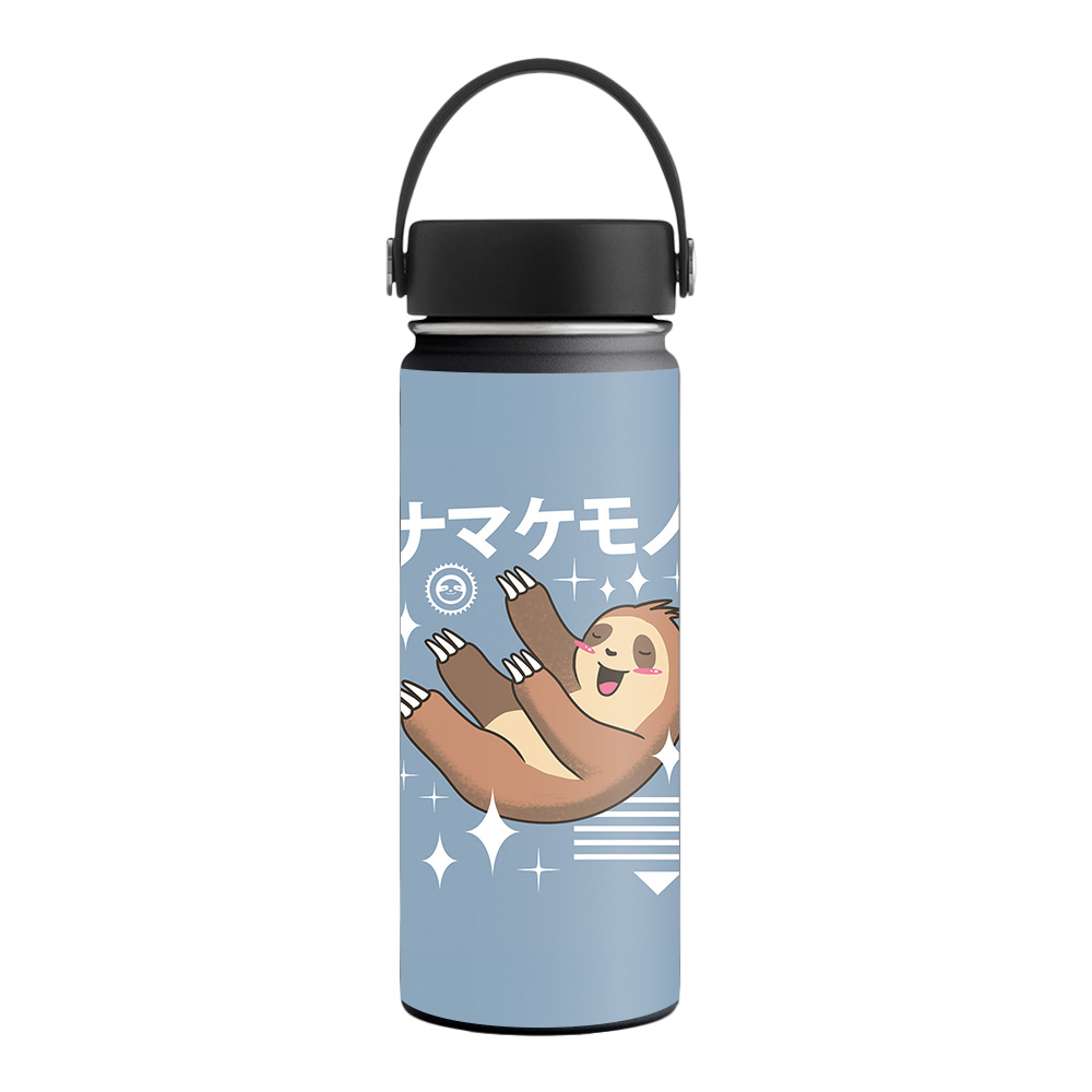 Picture of MightySkins HFWI18-Sloth Kawaii Skin for Hydro Flask 18 oz Wide Mouth - Sloth Kawaii