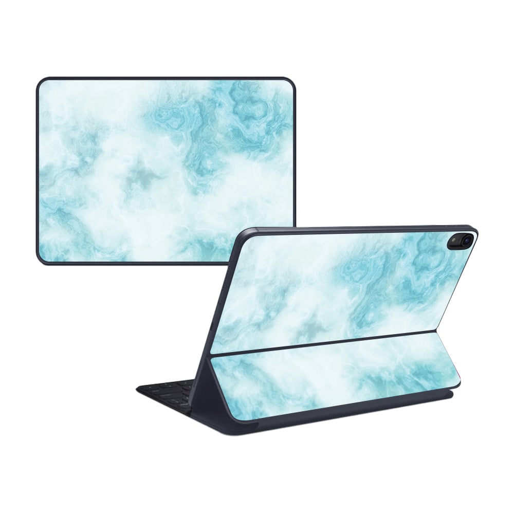 APIPSK1118-Blue Marble Skin for Apple iPad Pro Smart Keyboard 11 in. 2018 - Blue Marble -  MightySkins