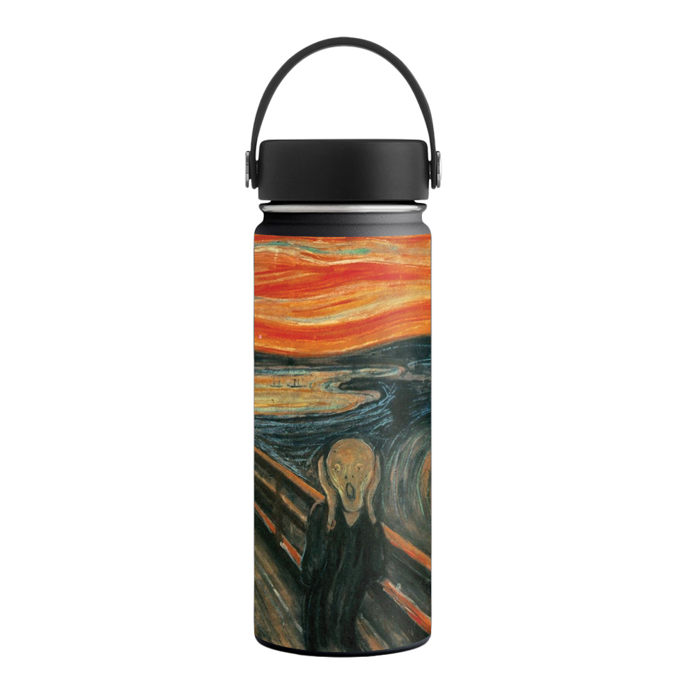 Picture of MightySkins HFWI18-The Scream Skin for Hydro Flask 18 oz Wide Mouth - The Scream
