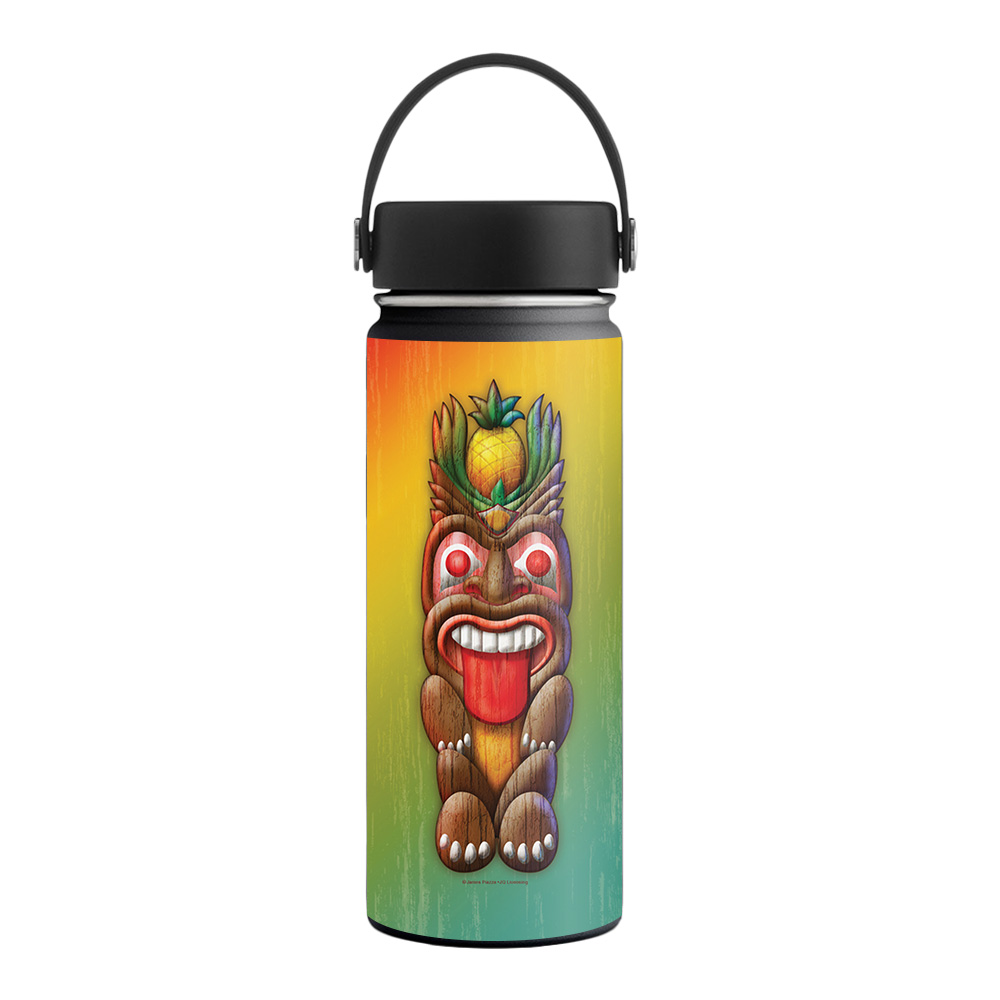 Picture of MightySkins HFWI18-Tiki Man Skin for Hydro Flask 18 oz Wide Mouth - Tiki Man