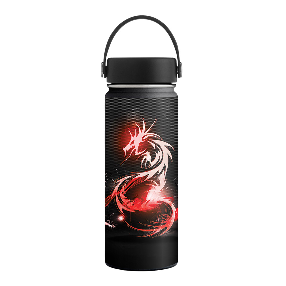 Picture of MightySkins HFWI18-Tribal Dragon Skin for Hydro Flask 18 oz Wide Mouth - Tribal Dragon