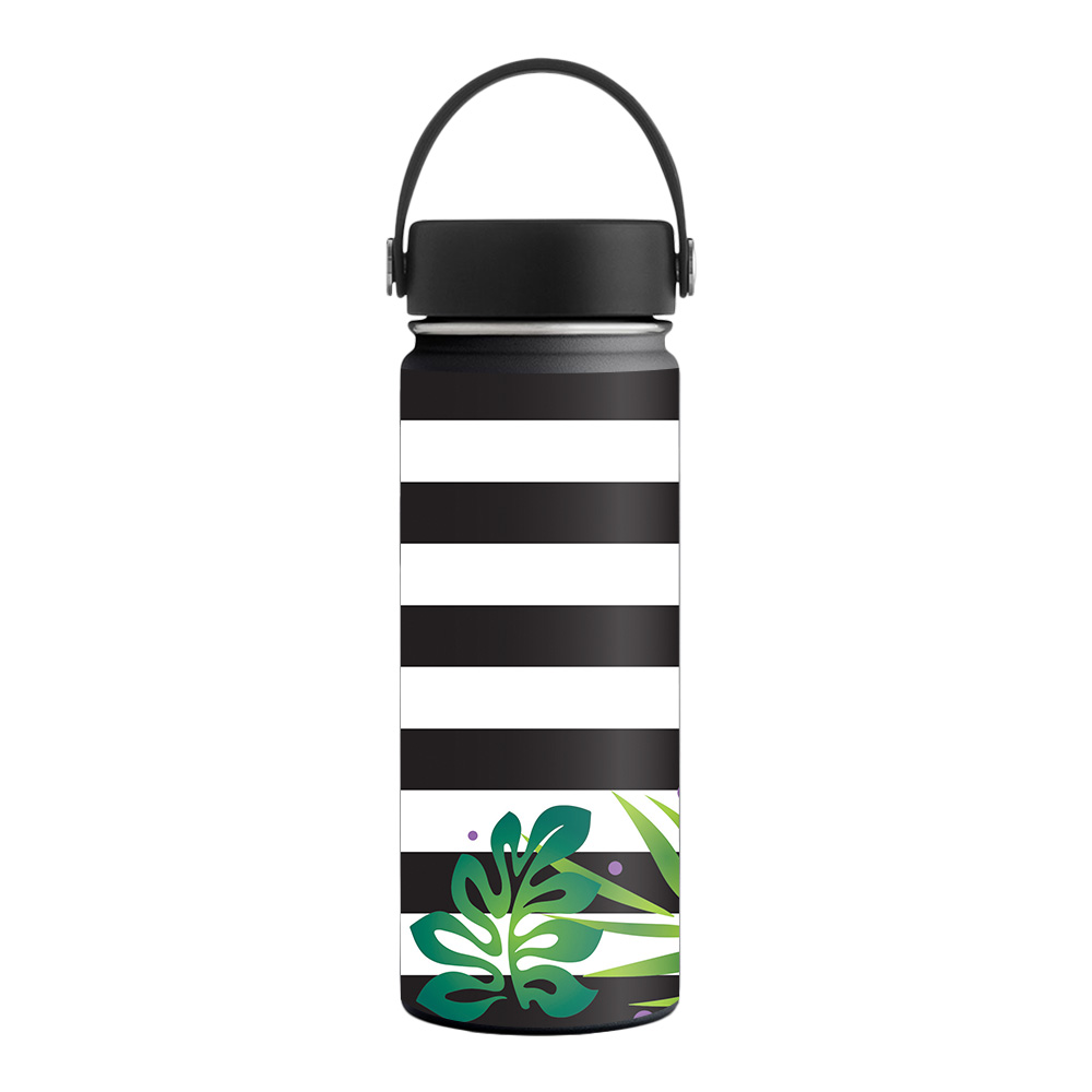Picture of MightySkins HFWI18-Tropical Stripes Skin for Hydro Flask 18 oz Wide Mouth - Tropical Stripes