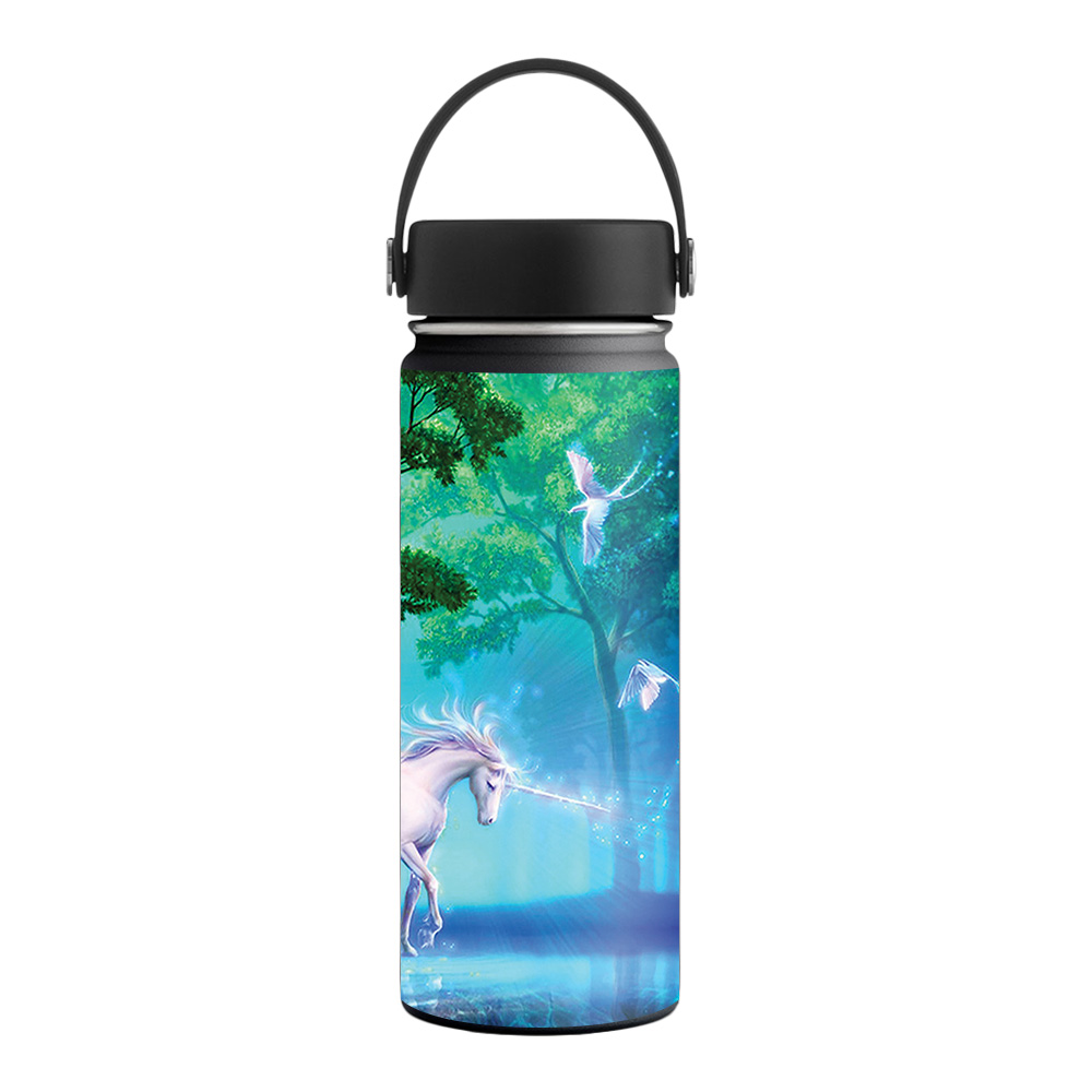 Picture of MightySkins HFWI18-Unicorn Fantasy Skin for Hydro Flask 18 oz Wide Mouth - Unicorn Fantasy