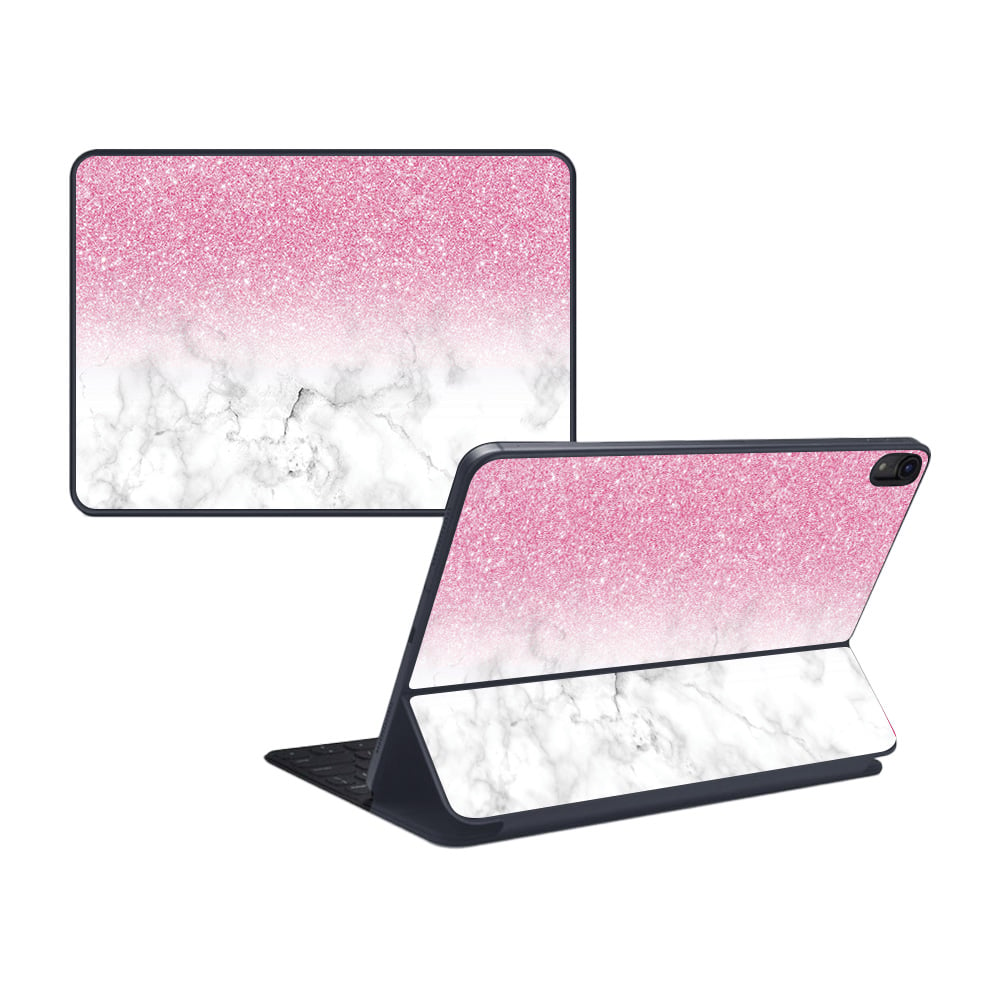 APIPSK1118-Marble Glitz Skin for Apple iPad Pro Smart Keyboard 11 in. 2018 - Marble Glitz -  MightySkins