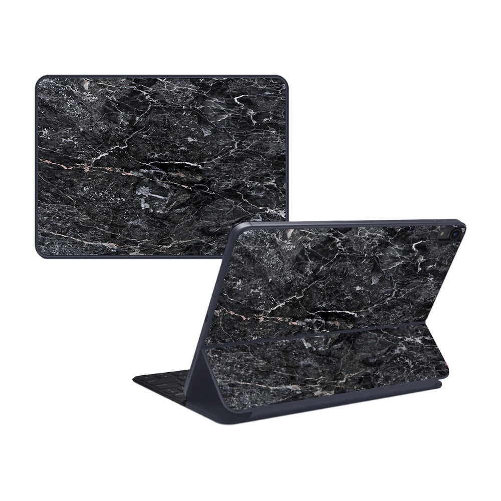 APIPSK1118-Onyx Marble Skin for Apple iPad Pro Smart Keyboard 11 in. 2018 - Onyx Marble -  MightySkins