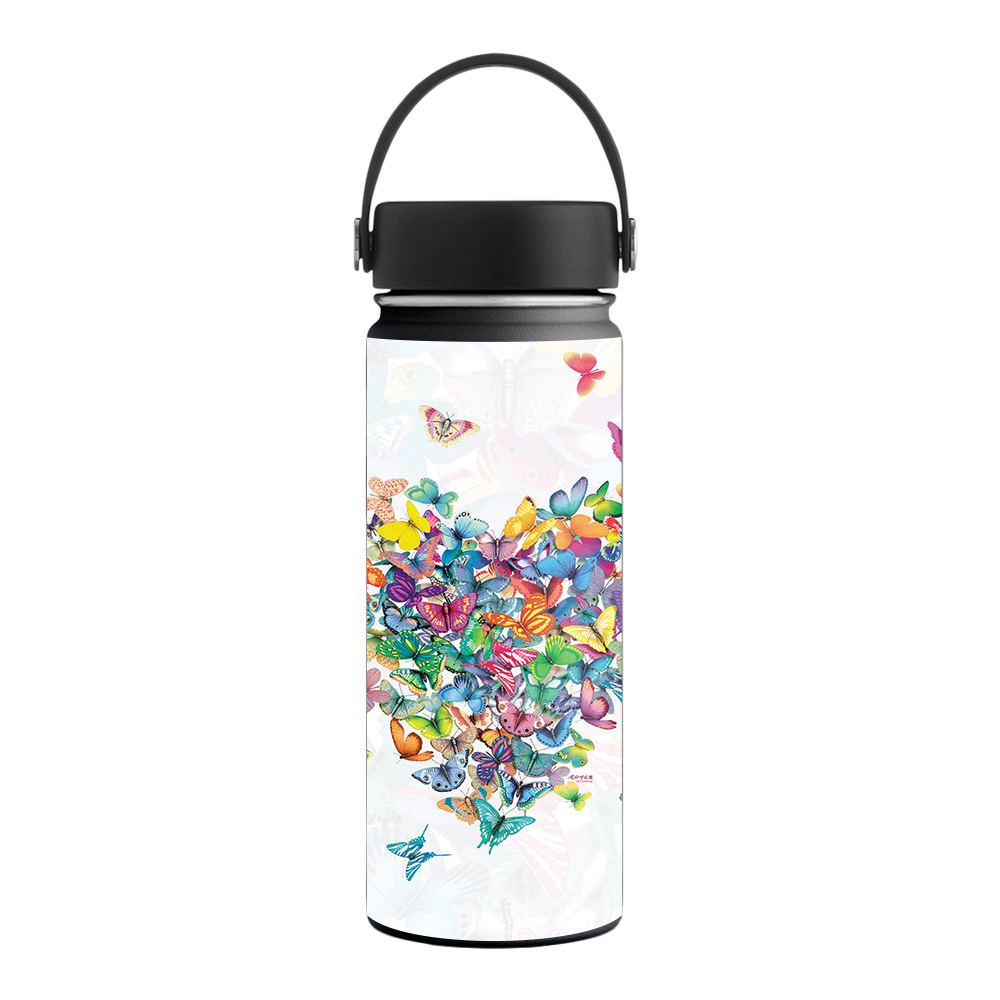 Picture of MightySkins HFWI18-Wildheart Skin for Hydro Flask 18 oz Wide Mouth - Wildheart