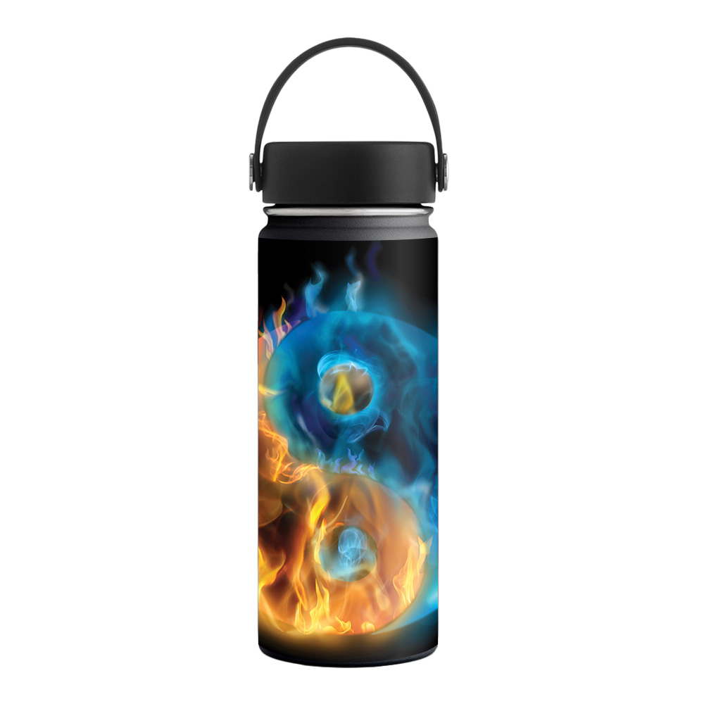 Picture of MightySkins HFWI18-Yin And Yang Skin for Hydro Flask 18 oz Wide Mouth - Yin & Yang