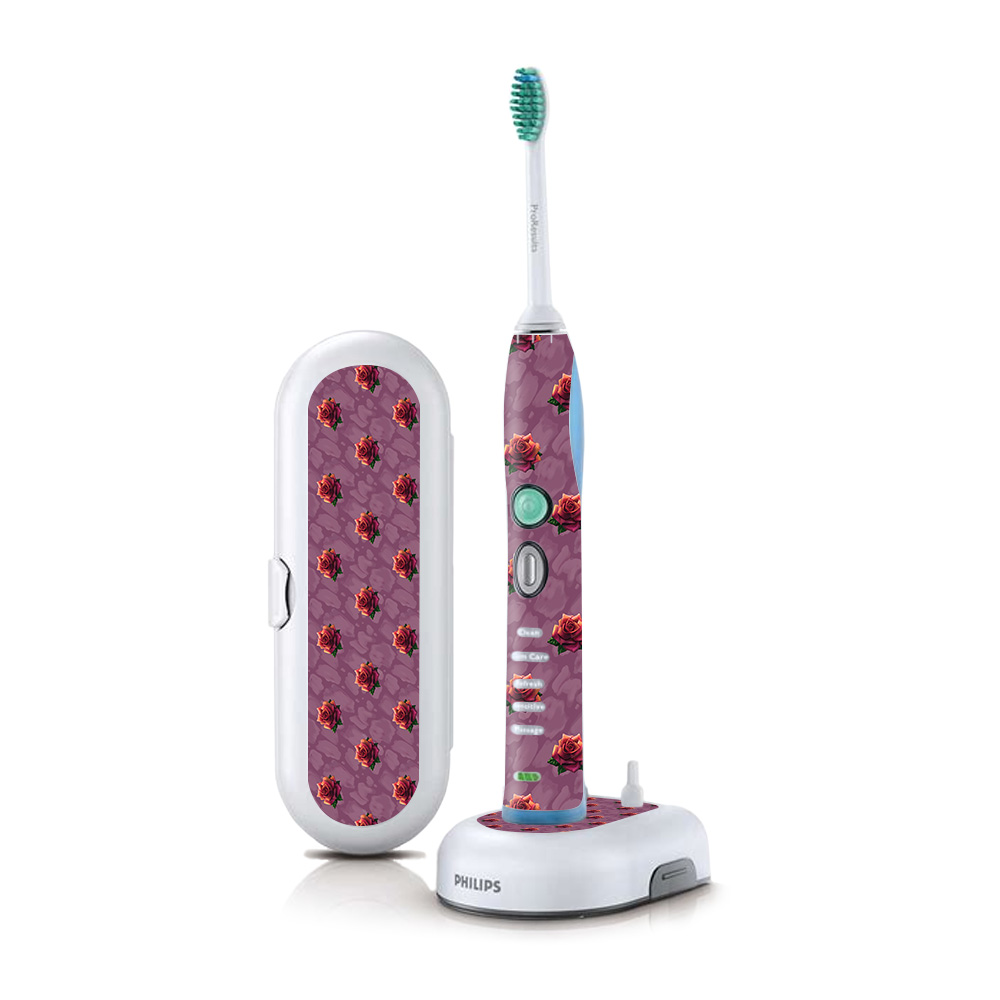 Picture of MightySkins PHSOFX7-Sunset Roses Skin for Philips Sonicare 7 Series Flexcare Plus Rechargeable - Sunset Roses