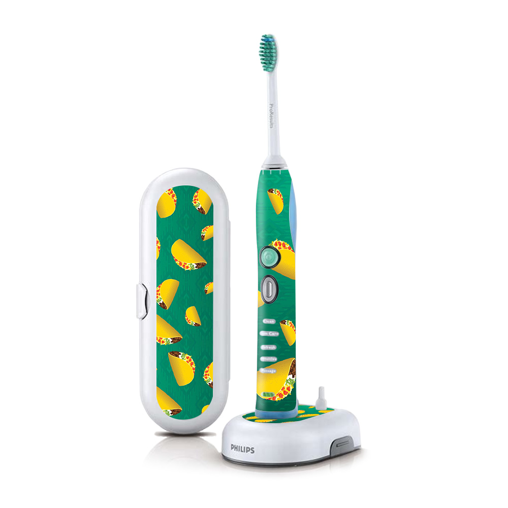 Picture of MightySkins PHSOFX7-Tacos Skin for Philips Sonicare 7 Series Flexcare Plus Rechargeable - Tacos
