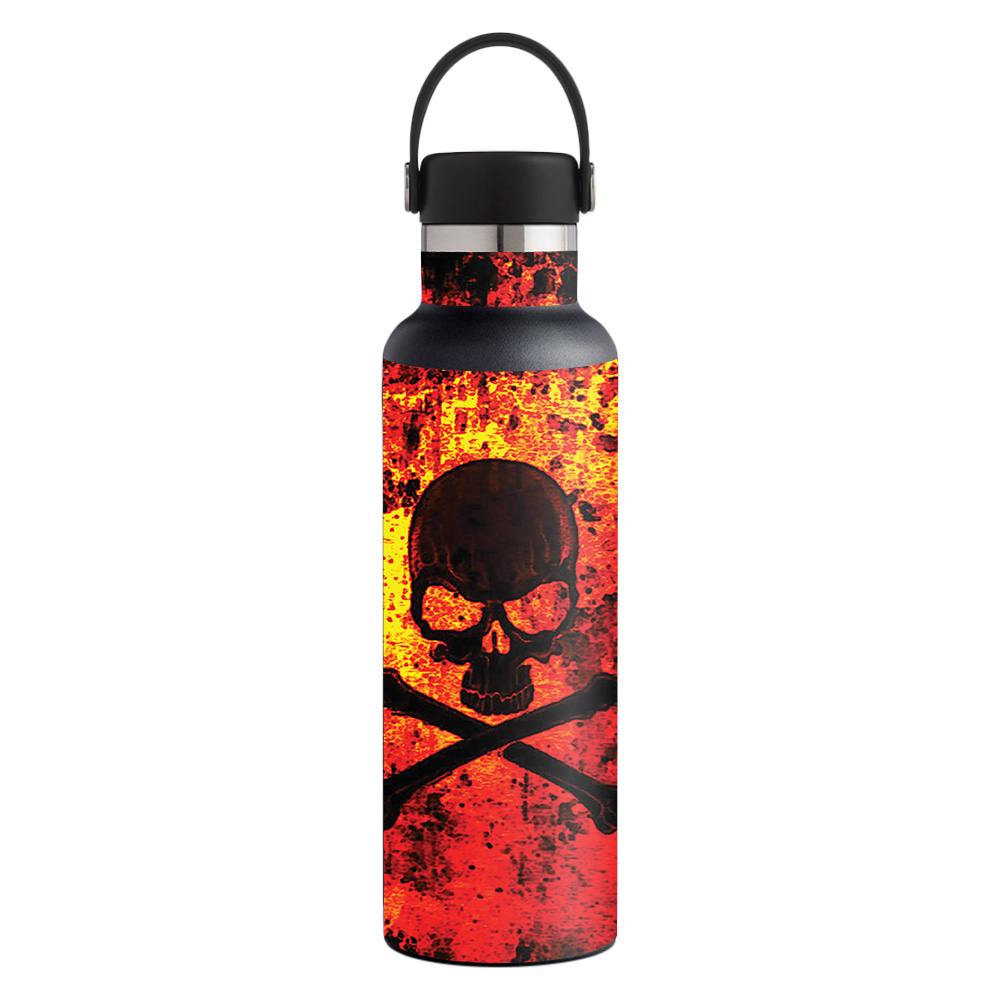Picture of MightySkins HFST21-Bio Skull Skin for Hydro Flask 21 oz Standard Mouth - Bio Skull