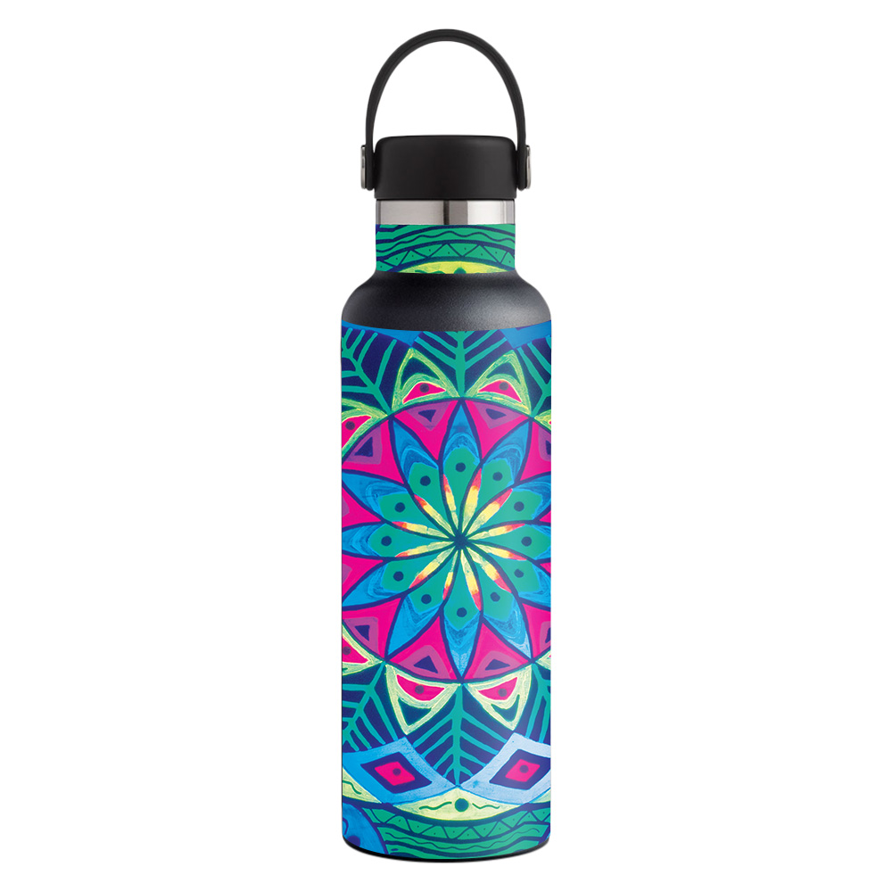 Picture of MightySkins HFST21-Geo Garden Skin for Hydro Flask 21 oz Standard Mouth - Geo Garden