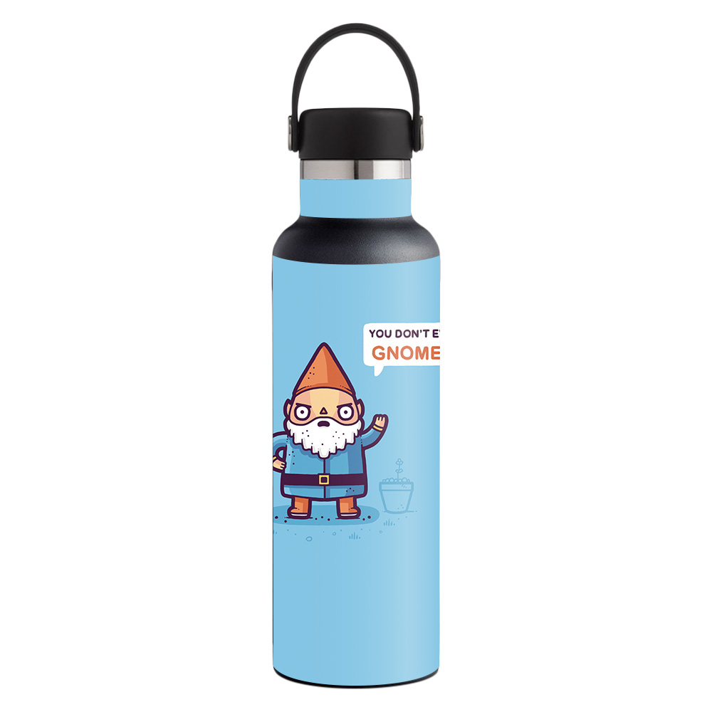 Picture of MightySkins HFST21-Gnomey Skin for Hydro Flask 21 oz Standard Mouth - Gnomey