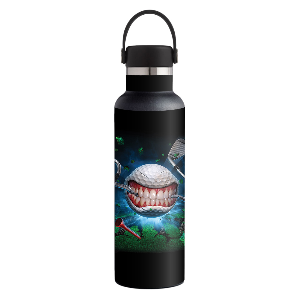 Picture of MightySkins HFST21-Golf Monster Skin for Hydro Flask 21 oz Standard Mouth - Golf Monster