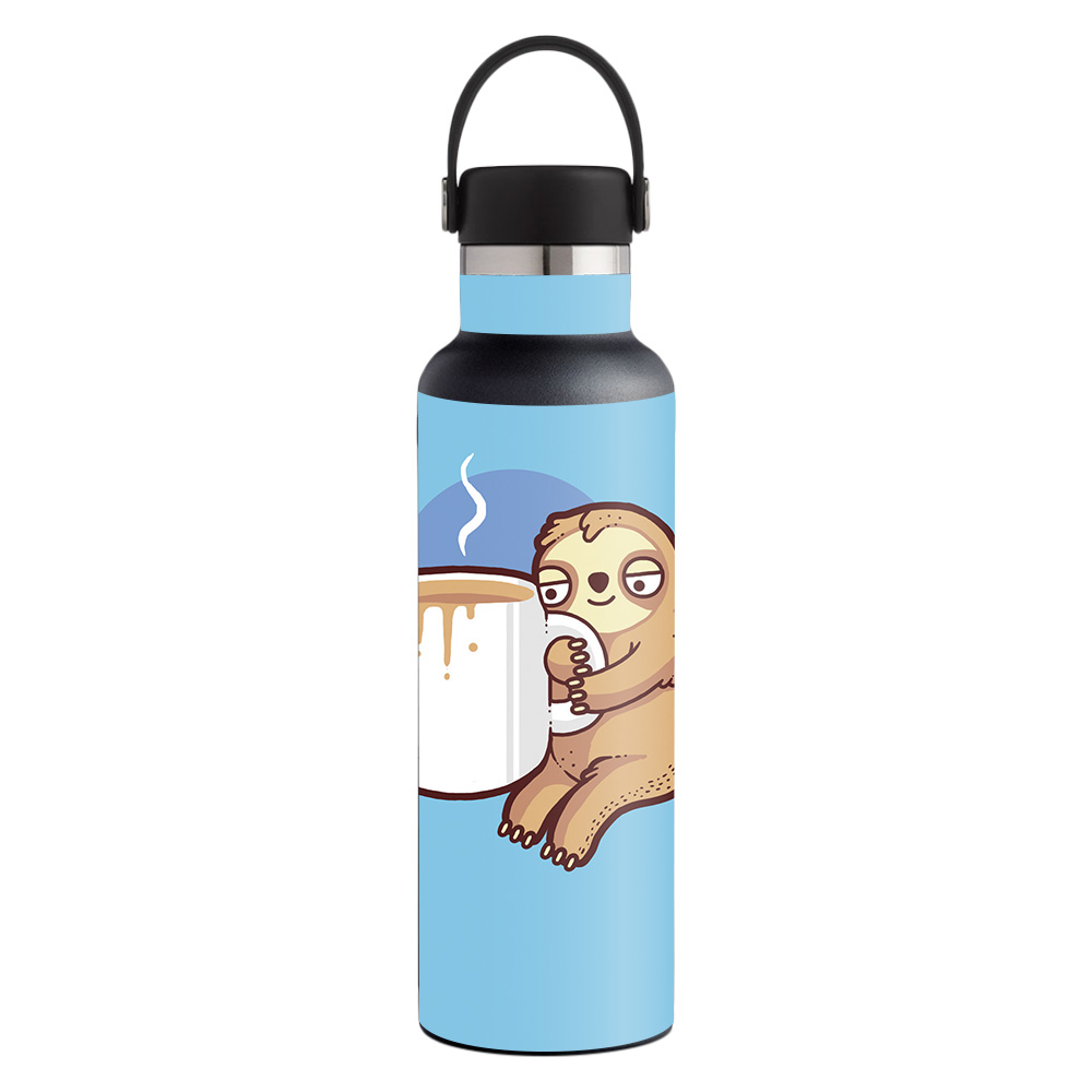 Picture of MightySkins HFST21-Good Morning Sloth Skin for Hydro Flask 21 oz Standard Mouth - Good Morning Sloth