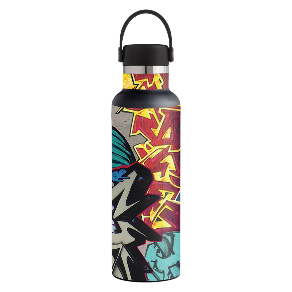 Picture of MightySkins HFST21-Graffiti Wild Styles Skin for Hydro Flask 21 oz Standard Mouth - Graffiti Wild Styles