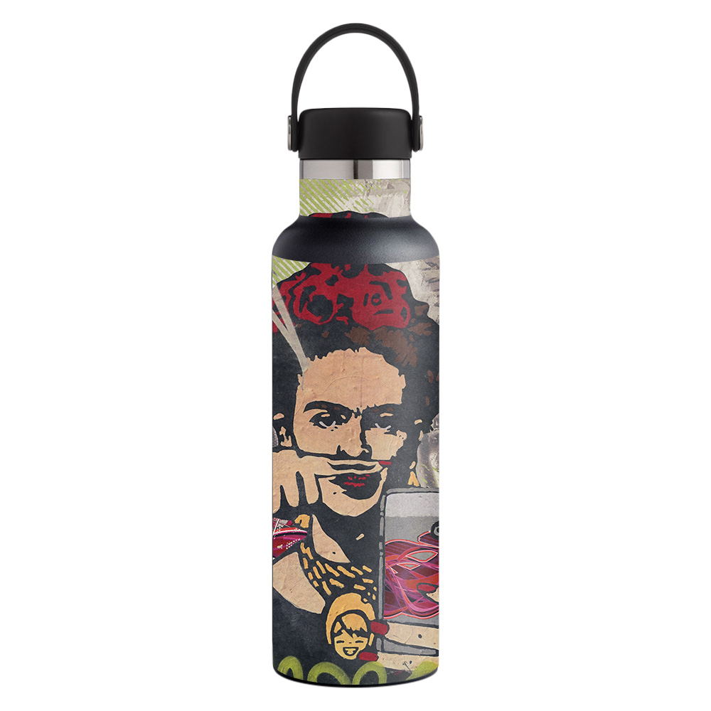 Picture of MightySkins HFST21-Grafitti Selfie Skin for Hydro Flask 21 oz Standard Mouth - Grafitti Selfie