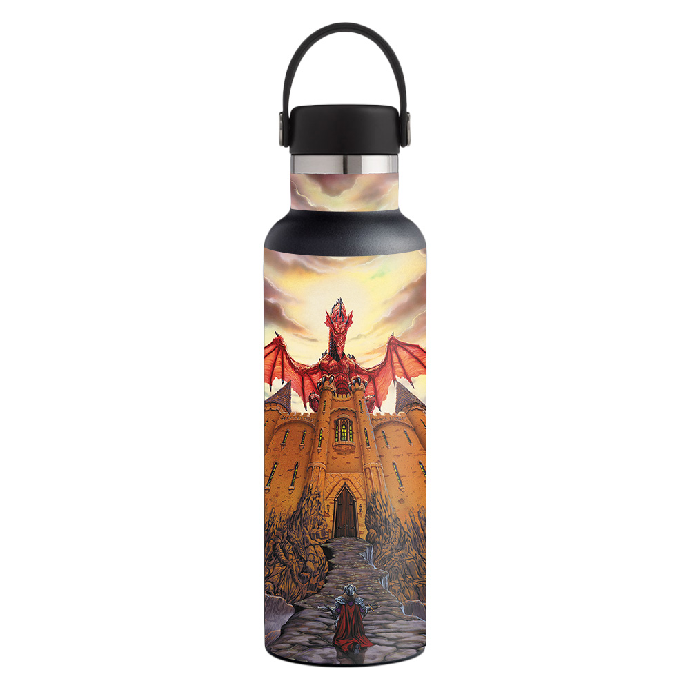 Picture of MightySkins HFST21-Guarded Castle Skin for Hydro Flask 21 oz Standard Mouth - Guarded Castle