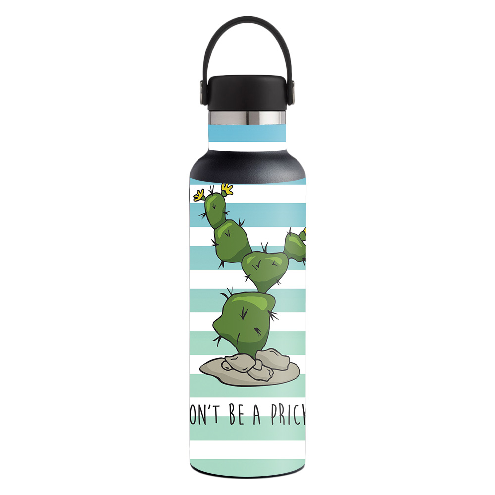 Picture of MightySkins HFST21-Happy Cactus Skin for Hydro Flask 21 oz Standard Mouth - Happy Cactus