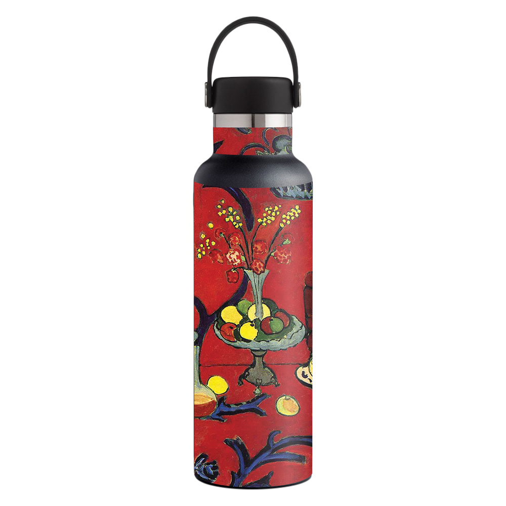 Picture of MightySkins HFST21-Harmony In Red Skin for Hydro Flask 21 oz Standard Mouth - Harmony In Red