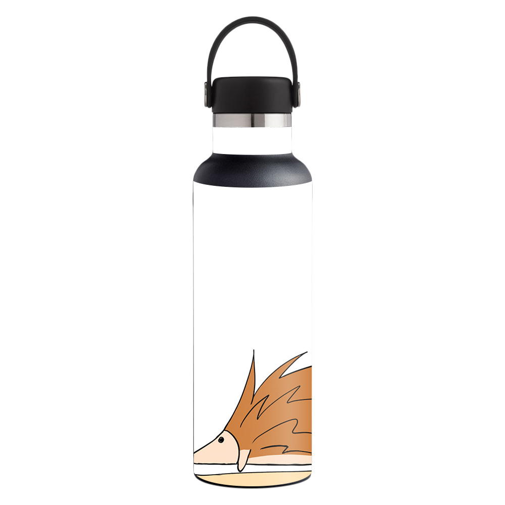Picture of MightySkins HFST21-Hedgehog Sketch Skin for Hydro Flask 21 oz Standard Mouth - Hedgehog Sketch